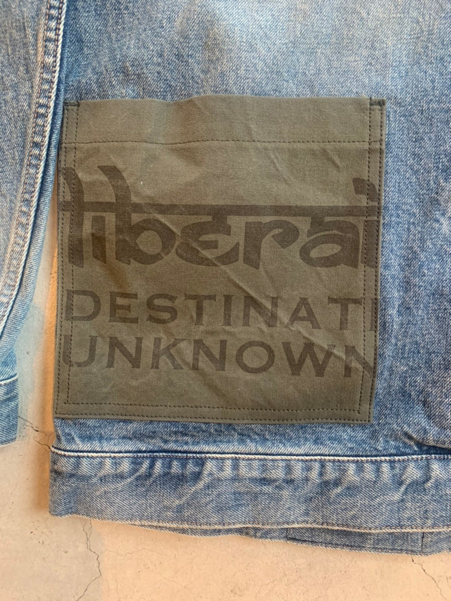 LIBERAIDERS デニムジャケット SMALL 限定商品】REPAIR DENIM JACKET - Liberaiders® STORE