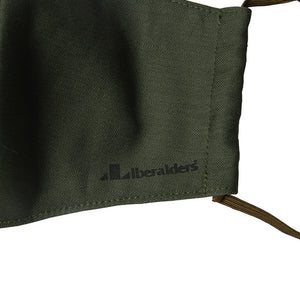 LIBERAIDERS / FACE MASK - OLIVE & WHITE