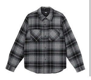 STUSSY / MAX PLAID QUILTED SHIRT